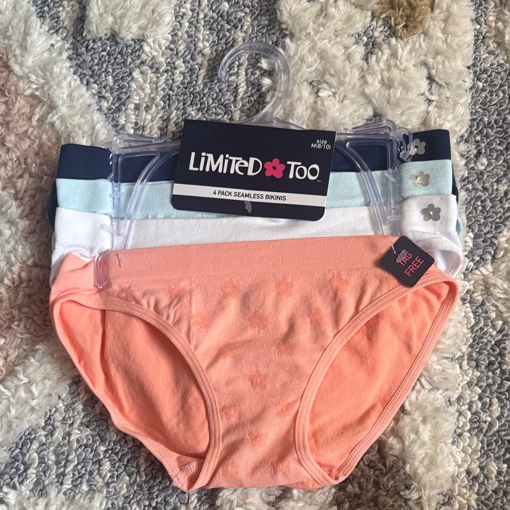 Limited Too Kids' Bikini Bottoms -4 Pack